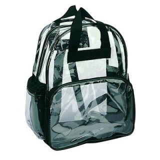 CLEAR Backpack Bookbag Shoulder Bag for the Beach, School, Park or Fun