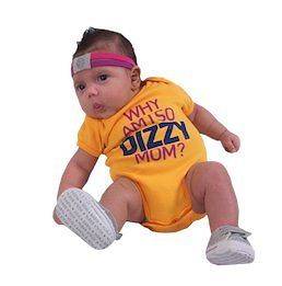 NWT NEW ZUMBA FITNESS BABY SNAPSUIT clothing 0 3 6 9 12   Mom Why So 