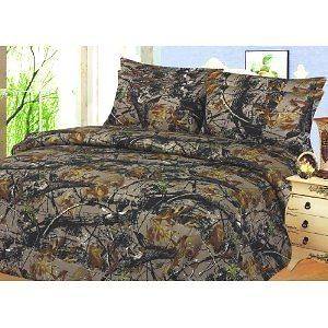 Camo Hunter Camouflage PINK Woods 6 Pc. Sheet Set for Full Size Bed 