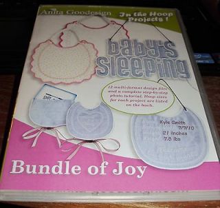 Anita Goodesign Babys Sleeping Bundle of Joy 12 Designs