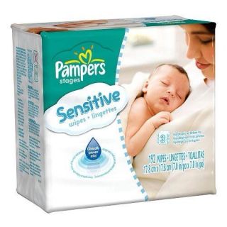 Pampers Sensitive Baby Wipes Refill   192Ct.  in US.