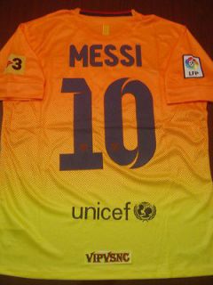 Messi Barcelona soccer jersey away 2012   2013 size MEDIUM
