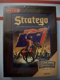 NEW HASBRO STRATEGO VINTAGE GAME COLLECTION WOODEN BOX FACTORY SEALED