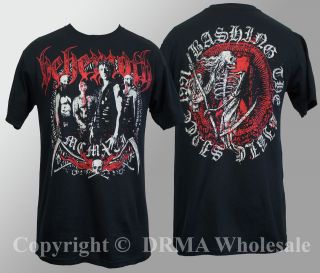 Authentic BEHEMOTH Reaper Black Logo T Shirt M L XL Black Metal NEW