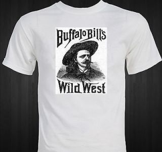 Buffalo Bill Cody 1885 Wild West Rare Vintage Advertisement T shirt
