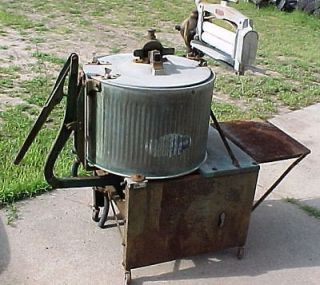 Antique VOSS FLOTO PLANE COPPER Tub Washing Machine;Country Farm House 