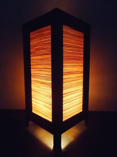Asian Oriental Design Bamboo Art Bedside Floor or Table Lamp Lighthing 