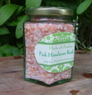 Pink Himalayan Crystal Rock Salt/Bath Salt 100% Pure Hand mined Stone 