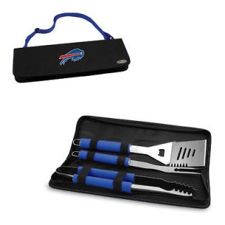 NFL Team Logo Metro® BBQ Tote 3 Piece Grill Tool Set w/ Carry Case 