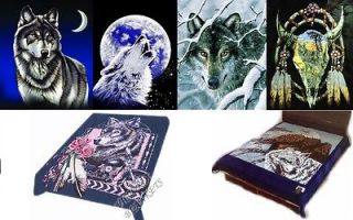 wolf bedding in Blankets & Throws