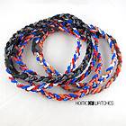 BaseBall Paracord Braided Necklace Blue Red Black White