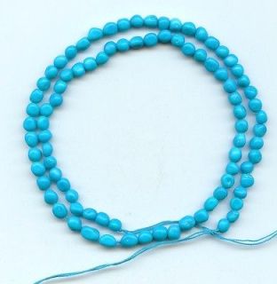  Beauty Turquoise Loose Pebble beads 18 Strand 87 Beads 78 carats #45