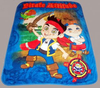 Jake Neverland Pirates blanket bedding 48x60 Disney  Izzy 