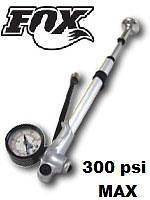 Fox Racing Shox 300 PSI High Pressure Alloy Fork Shock Pump MTB XC 