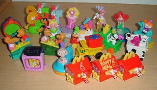 1994 McDonalds Happy Meal Toys Disney Happy Birthday Train Set