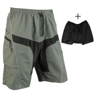 2012 New Loose Fit Cycling Bicycle Bike MTB Shorts 3D Padded M 2XL 