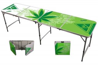 Beer Pong Table 8 Portable Folding Outdoor College Party New Greens 