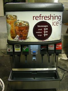 Lancer IBD 4500 22 6 head fountain soda machine & ice dispenser W 
