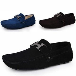   NEW Leather Men slip on loafer comfort Casual diving Shoes dress shoes