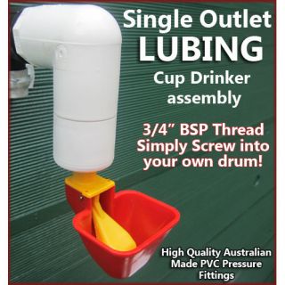   LUBING Cup Chicken Drinker / Waterer for Poultry / Feeders Available