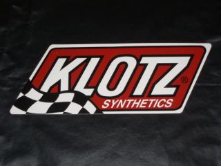 Authentic Klotz Synthetic Lubricants Decal Sticker