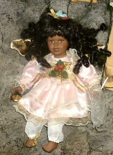   ROSE COLLECTION OPAL THE LOVELY BLACK ANGEL GIRL WITH SWING EX