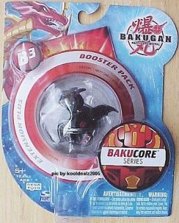 2009 Bakugan B3 BakuCore Darkus Black Hyper Dragonoid MISP New In 