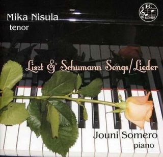 LISZT/SCHUMANN   SONGS NISULA (TEN)/SOMERO (PNO) [CD NEW]