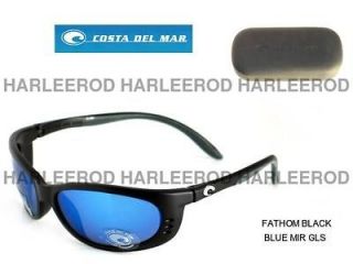 Costa Del Mar Fathom Polarized Sunglasses FA11BMGLP Black/Blu Mirror 