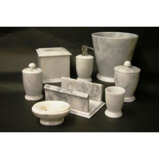 Nature Complete Bath Set in White Marble 300 WZ
