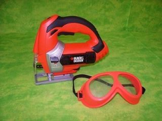 Black Decker Pretend Skill Saw & Safety Goggles Toy Tool 4 UR tikes 