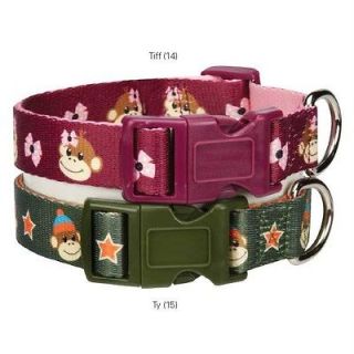 Pup MONKEY BUSINESS Dog Collar Lead Monkey Quick Release Tiff & Ty 