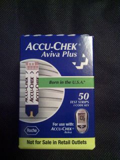 Newly listed ACCU CHEK AVIVA 50 count test strips BNIB
