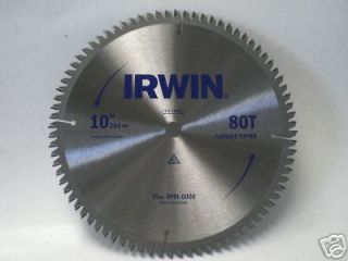 Irwin 10 80T Wood Cutting Carbide Tipped Saw Blade