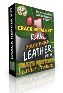 BLACK Crack Filler Kits, Easy Repair Fills Leather Gaps