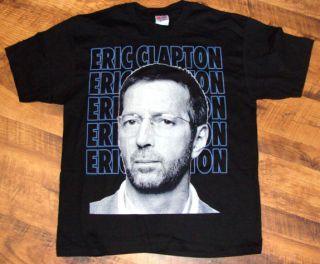 Eric Clapton 1994 North American Concert Tour Vintage Black Tee Shirt 