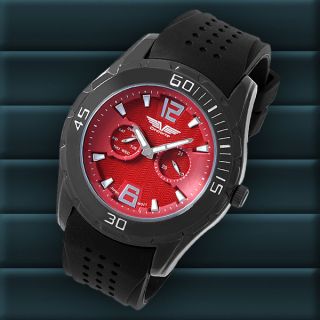   MULTIFUNCTION   CARDINAL RED FACE  BLACK SILICONE  MSRP $580.00
