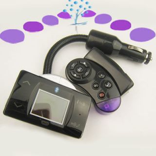 New Bluetooth Car Kit FM Modulator Camara For /SD Black