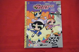  The Powerpuff Girls Its a Colorful World puzzles game Coloring Book