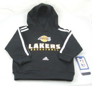 Adidas Los Angels Lakers Black Toddler Hoodie Sweater Pullover Top 2T 