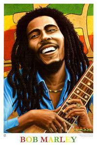 NEW   Bob Marley Tuff Gong by Tom Masse Music Poster   24 x 36