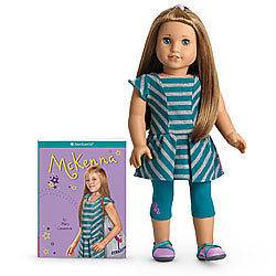 American Girl doll Mckenna doll &book, brand new in box