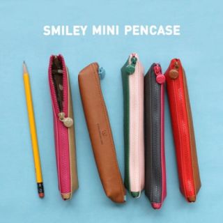 Compact Pencil Case Box Pen Pocket Pouch_MONOPOLY_Smiley Mini Pencase