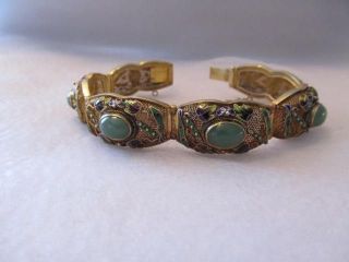 chinese silver filigree bracelet in Bracelets