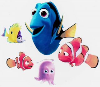 DISNEY FINDING NEMO PEEL & STICK WALL BORDER CUT OUT CHARACTER 