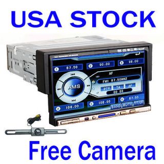   Car Stereo DVD Player USB Touchable Microphone iPod Bluetooth+Cam