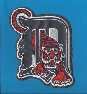 Vintage Detroit Tigers MLB Baseball Leather Jacket Patch Crest