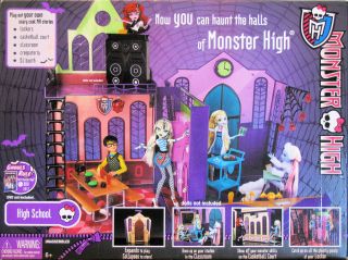 MONSTER HIGH ~ HIGH SCHOOL PLAYSET ~ DOLLHOUSE ~ NEW IN BOX ~ UNOPENED