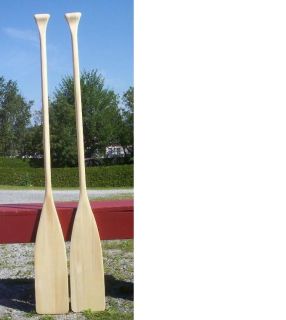 BRAND NEW Set WOODEN PADDLES 54 Oar Canoe BOAT TOP QUALITY