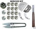 INDUSTRIAL SINGLE NEEDLE SEWING MACHINE 21 PC PARTS SET SERVICE KIT